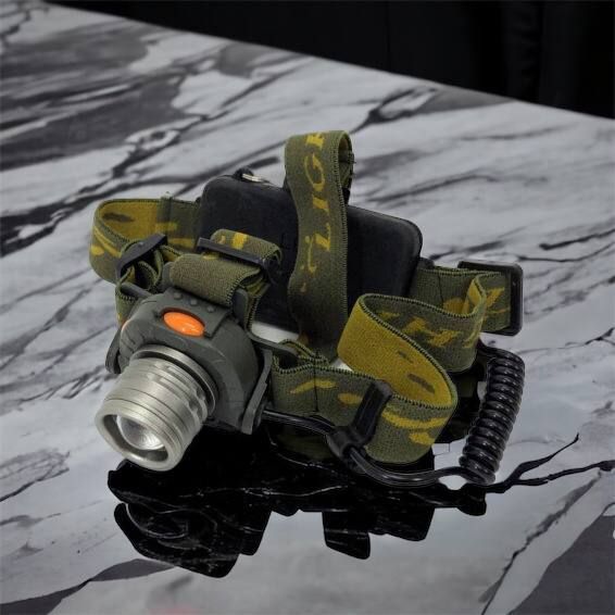 Налобний ліхтар тактичний Bailong BL-1505\602B SENSOR з датчиком руху, Ліхтарик налобний led 00022892 фото