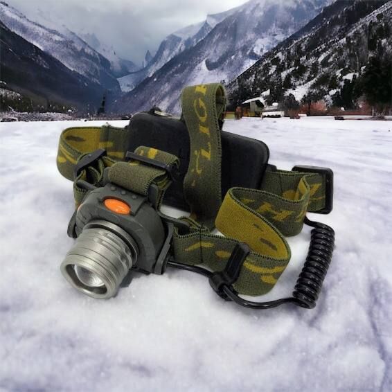 Налобний ліхтар тактичний Bailong BL-1505\602B SENSOR з датчиком руху, Ліхтарик налобний led 00022892 фото