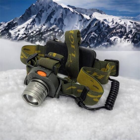 Налобний ліхтар тактичний Bailong BL-1505\602B SENSOR з датчиком руху, Ліхтарик налобний led 00022892 фото