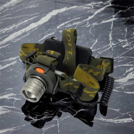 Налобний ліхтар тактичний Bailong BL-1505\602B SENSOR з датчиком руху, Ліхтарик налобний led 00022892 фото