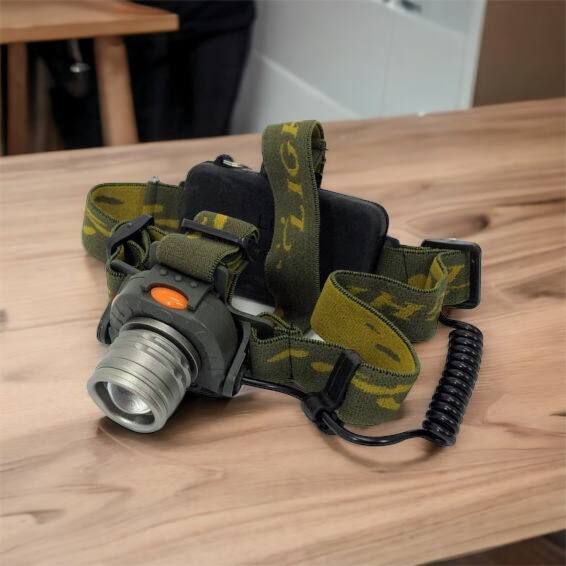 Налобний ліхтар тактичний Bailong BL-1505\602B SENSOR з датчиком руху, Ліхтарик налобний led 00022892 фото