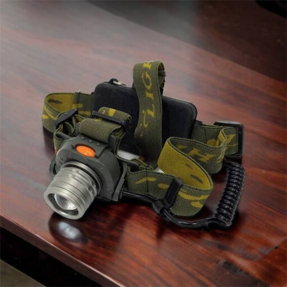 Налобний ліхтар тактичний Bailong BL-1505\602B SENSOR з датчиком руху, Ліхтарик налобний led 00022892 фото