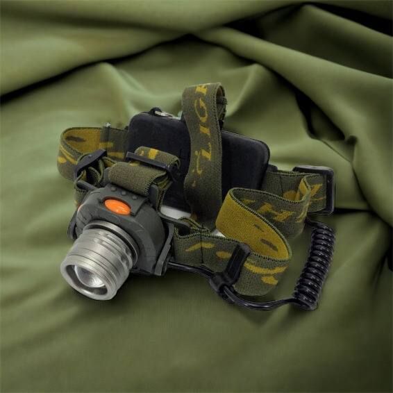 Налобний ліхтар тактичний Bailong BL-1505\602B SENSOR з датчиком руху, Ліхтарик налобний led 00022892 фото