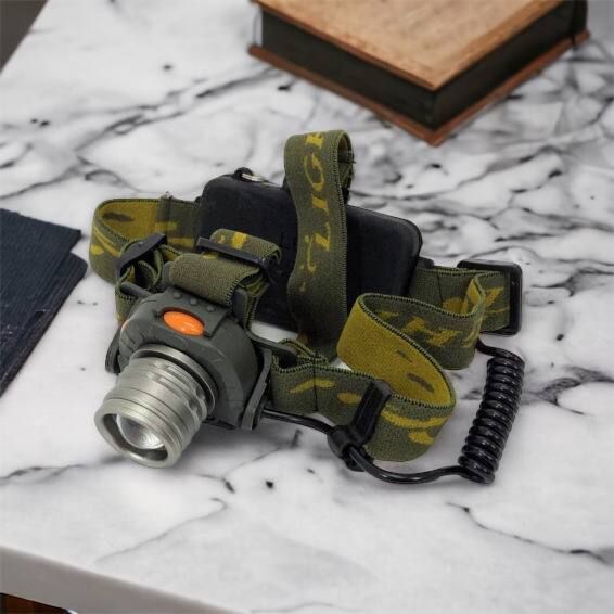 Налобний ліхтар тактичний Bailong BL-1505\602B SENSOR з датчиком руху, Ліхтарик налобний led 00022892 фото