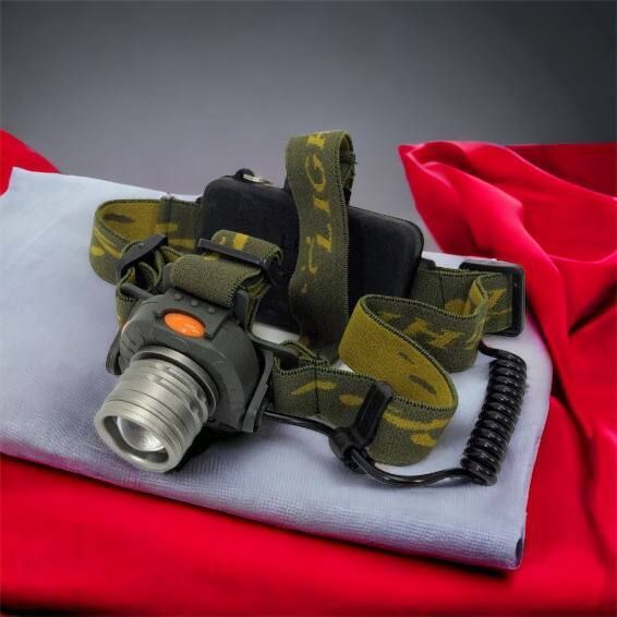 Налобний ліхтар тактичний Bailong BL-1505\602B SENSOR з датчиком руху, Ліхтарик налобний led 00022892 фото