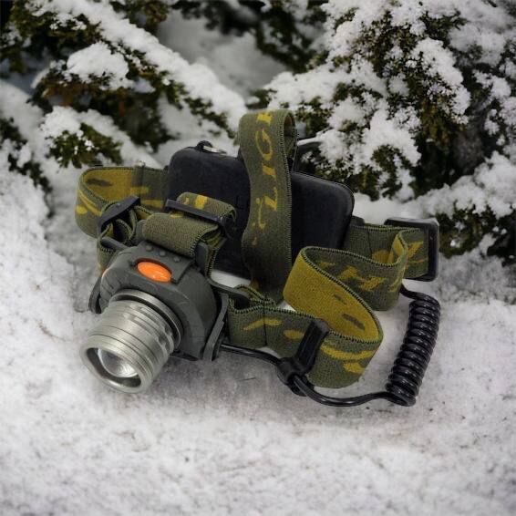 Налобний ліхтар тактичний Bailong BL-1505\602B SENSOR з датчиком руху, Ліхтарик налобний led 00022892 фото