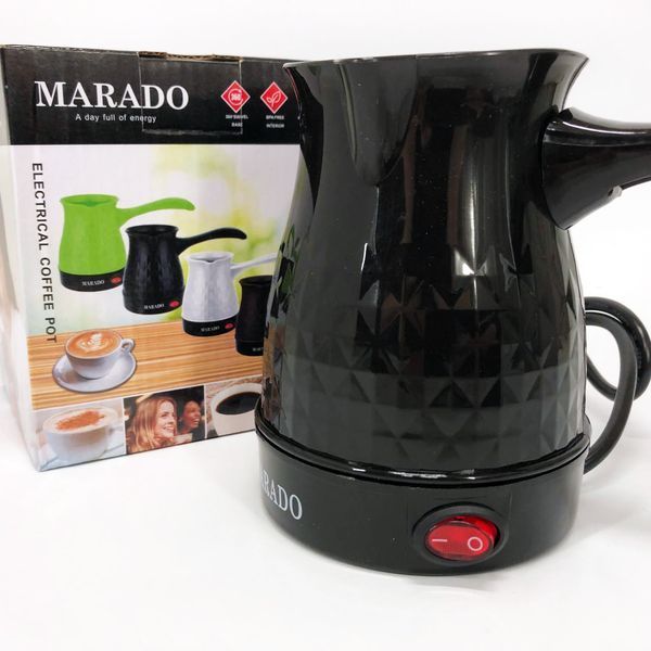Электрическая турка для кофе Marado MA-1625, Турка для заварного кофе для приготовлени кофе. Цвет: черный 00019095 фото