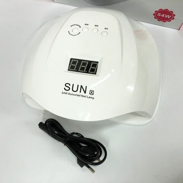 Професійна сушарка Sun X Beauty nail 54w FD 160A для нігтів, лампа для гель-лаку, Лампа майстра манікюру 00014476 фото