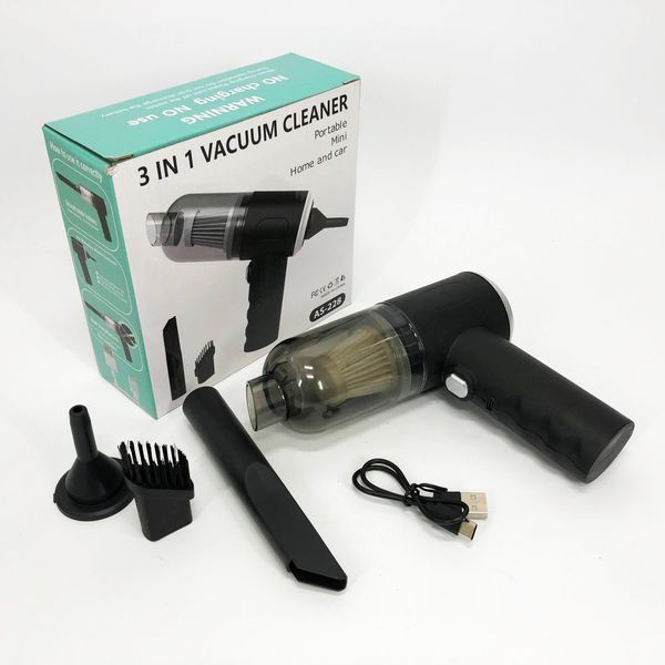 Ручной мини пылесос аккумуляторный для машины / дома с насадками AS-228 00017056 фото