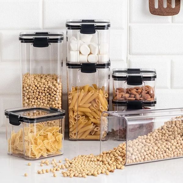 Органайзеры для кухни Food Storage Container 7 Контейнеров | Набор пластиковых контейнеров для круп 00024643 фото
