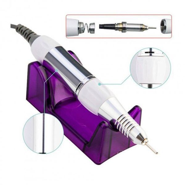 Фрезер для маникюра и педикюра Drill Pro Nail Drill, 30000 об/мин, фрезер для ногтей. Цвет: белый 00015218 фото