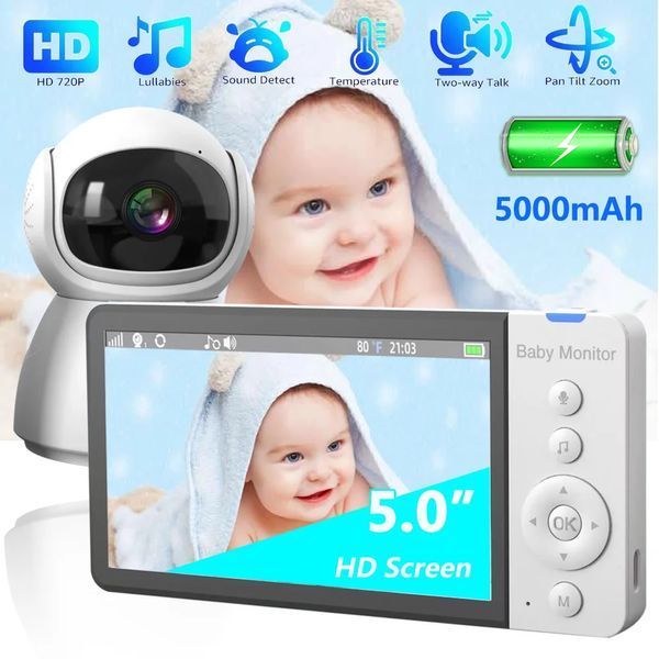 Цифрова відеоняня радіоняня baby monitor hd screen mini nyana 00017347 фото