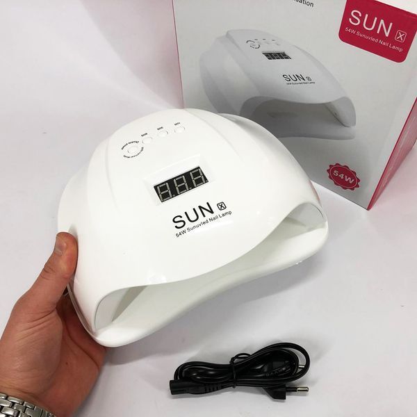 Професійна сушарка Sun X Beauty nail 54w FD 160A для нігтів, лампа для гель-лаку, Лампа майстра манікюру 00014476 фото