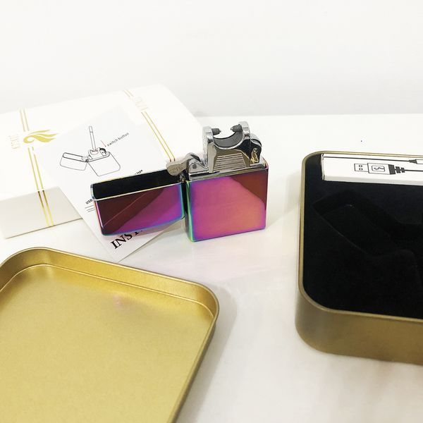 Зажигалка импульсная NB USB-215. Цвет: фиолетовый 00023292 фото