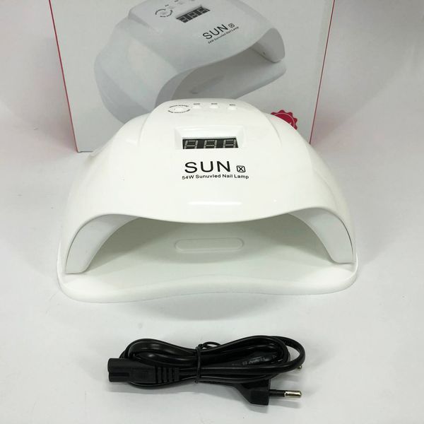 Професійна сушарка Sun X Beauty nail 54w FD 160A для нігтів, лампа для гель-лаку, Лампа майстра манікюру 00014476 фото