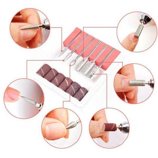 Фрезер для маникюра и педикюра Drill Pro Nail Drill, 30000 об/мин, фрезер для ногтей. Цвет: белый 00015218 фото