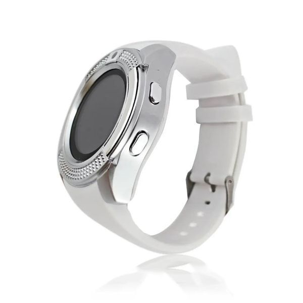 Розумний смарт-годинник Smart Watch V8. Колір: білий 00022432 фото