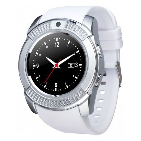 Розумний смарт-годинник Smart Watch V8. Колір: білий 00022432 фото
