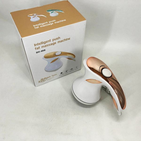 Масажер для тіла Relax and Spin Tone SH-658, вібро антицелюлітний масажер. Колір: жовтий 00014331 фото