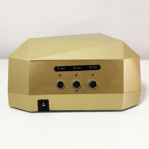 Сушарка для нігтів UV LAMP CCF+LED, Лампа манікюрна для домашнього використання. Колір: золотий 00015108 фото
