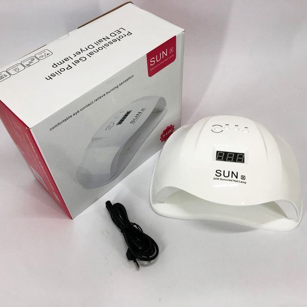 Професійна сушарка Sun X Beauty nail 54w FD 160A для нігтів, лампа для гель-лаку, Лампа майстра манікюру 00014476 фото