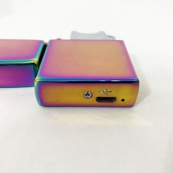 Зажигалка импульсная NB USB-215. Цвет: фиолетовый 00023292 фото