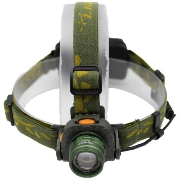 Налобний ліхтар тактичний Bailong BL-1505\602B SENSOR з датчиком руху, Ліхтарик налобний led 00022892 фото