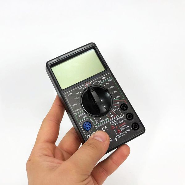 Цифровий мультиметр Digital DT700B з великим дисплеєм, тестер для вимірювання напруги, якісний 00017268 фото