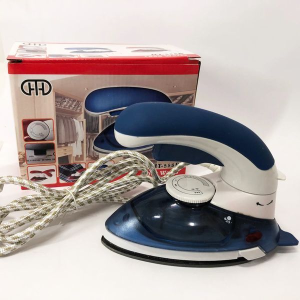 Отпариватель Mini Steam Iron HT-558B, Утюг электрический паровой, Паровой утюг для одежды. Цвет: синий 00013292 фото
