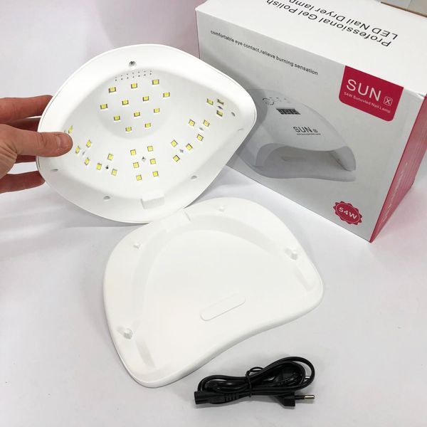 Професійна сушарка Sun X Beauty nail 54w FD 160A для нігтів, лампа для гель-лаку, Лампа майстра манікюру 00014476 фото