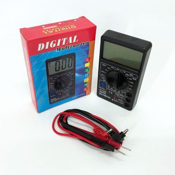 Цифровий мультиметр Digital DT700B з великим дисплеєм, тестер для вимірювання напруги, якісний 00017268 фото