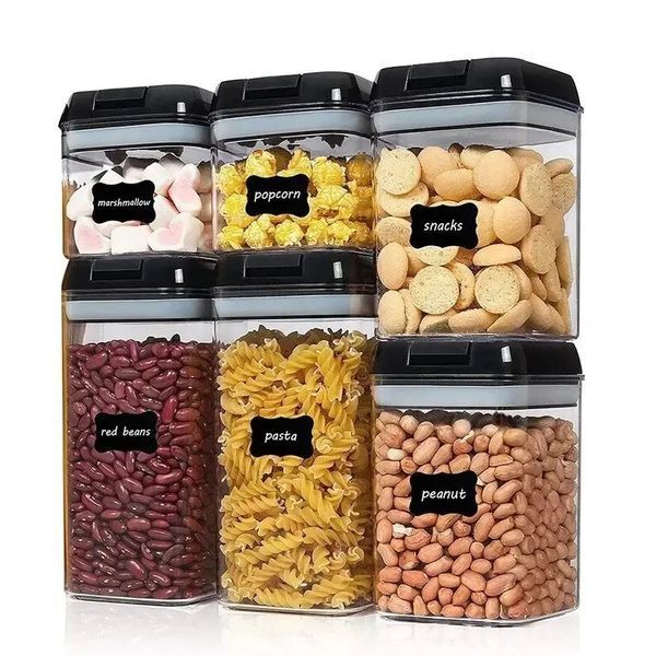 Органайзеры для кухни Food Storage Container 7 Контейнеров | Набор пластиковых контейнеров для круп 00024643 фото