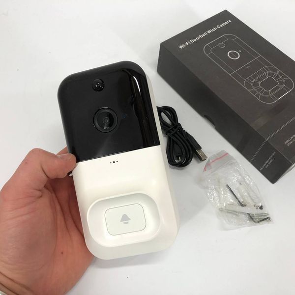 Беспроводная видеокамера дверного звонка домофон smart doorbell x5 wifi 00017293 фото