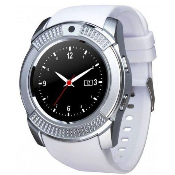 Розумний смарт-годинник Smart Watch V8. Колір: білий 00022432 фото