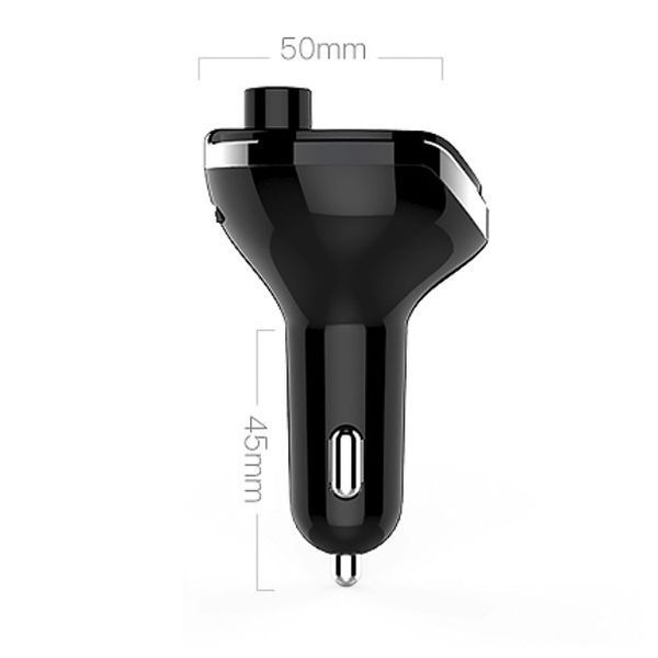 Трансмиттер для авто FM MOD-T20, USB, MicroSD. Цвет: черный 00017004 фото