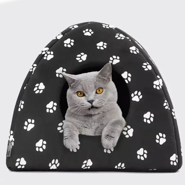 Мягкий домик для собак и кошек YU227 компактный складной Pet Hut White 35 см &times; 40 см 00021983 фото