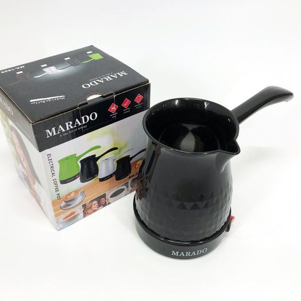 Электрическая турка для кофе Marado MA-1625, Турка для заварного кофе для приготовлени кофе. Цвет: черный 00019095 фото