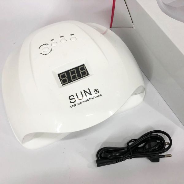 Професійна сушарка Sun X Beauty nail 54w FD 160A для нігтів, лампа для гель-лаку, Лампа майстра манікюру 00014476 фото