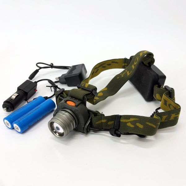 Налобний ліхтар тактичний Bailong BL-1505\602B SENSOR з датчиком руху, Ліхтарик налобний led 00022892 фото