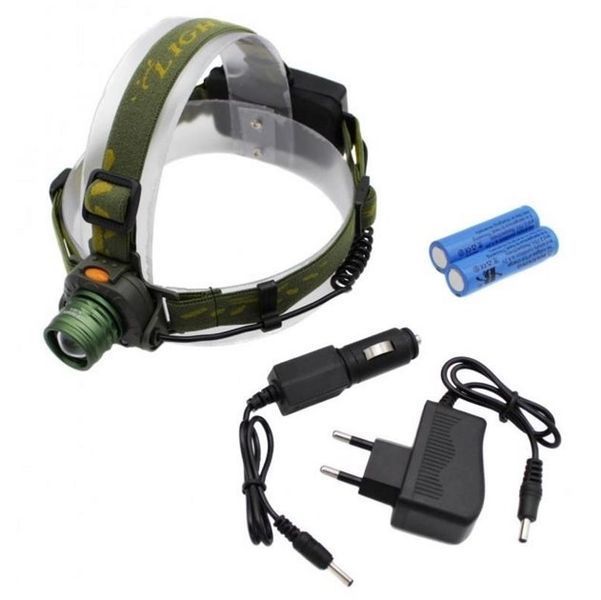 Налобний ліхтар тактичний Bailong BL-1505\602B SENSOR з датчиком руху, Ліхтарик налобний led 00022892 фото
