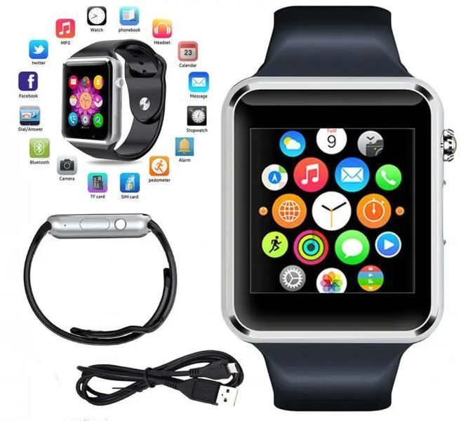 Смарт-годинник Smart Watch A1 Original Black 00022532 фото
