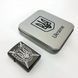 Дуговая электроимпульсная USB зажигалка Украина металлическая коробка HL-446. Цвет: черный 00023031 фото 7
