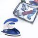 Отпариватель Mini Steam Iron HT-558B, Утюг электрический паровой, Паровой утюг для одежды. Цвет: синий 00013292 фото 4