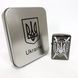 Дуговая электроимпульсная USB зажигалка Украина металлическая коробка HL-446. Цвет: черный 00023031 фото 9