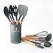 Набір кухонного приладдя силіконовий Kitchen Set RB-2239 рожевий (12 предметів) 00019310 фото 3