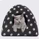 Мягкий домик для собак и кошек YU227 компактный складной Pet Hut White 35 см &times; 40 см 00021983 фото 3