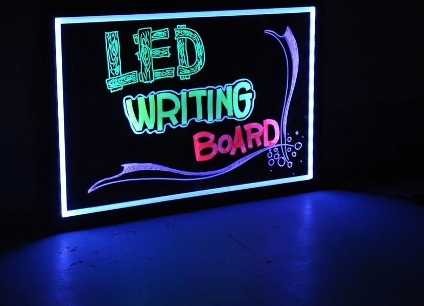 Светящийся борд LED доска FLUORECENT BOARD 40*60 c фломастером и салфеткой 00022525 фото