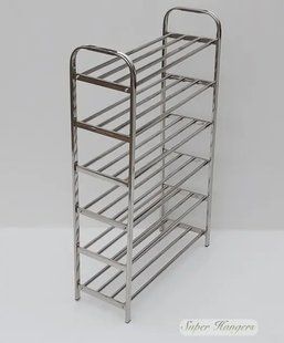 Полка для обуви Shoe Rack MPR6 металлическая хромированная на 6 ярусов 00014072 фото