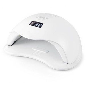 Лампа для манікюру Sun 5 nail lamp FD93-1 led для сушіння гель лаку з таймером для домашнього використання 00014477 фото