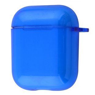 Чехол для Apple AirPods силиконовый ярко-синий 00023759 фото